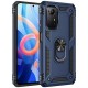  Xiaomi Redmi Note 12S Kılıf Sofya Yüzüklü Silikon Kapak - Lacivert
