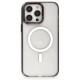  iPhone 14 Pro Kılıf Dinamik Magneticsafe Silikon - Siyah