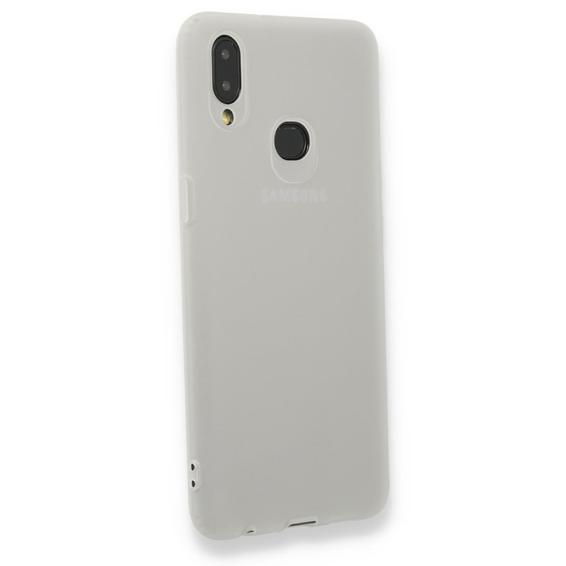  Samsung Galaxy A10S Kılıf Hopi Silikon - Beyaz