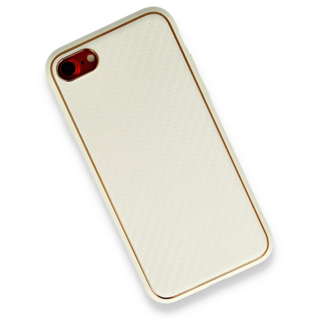  iPhone 7 Kılıf Coco Karbon Silikon - Beyaz