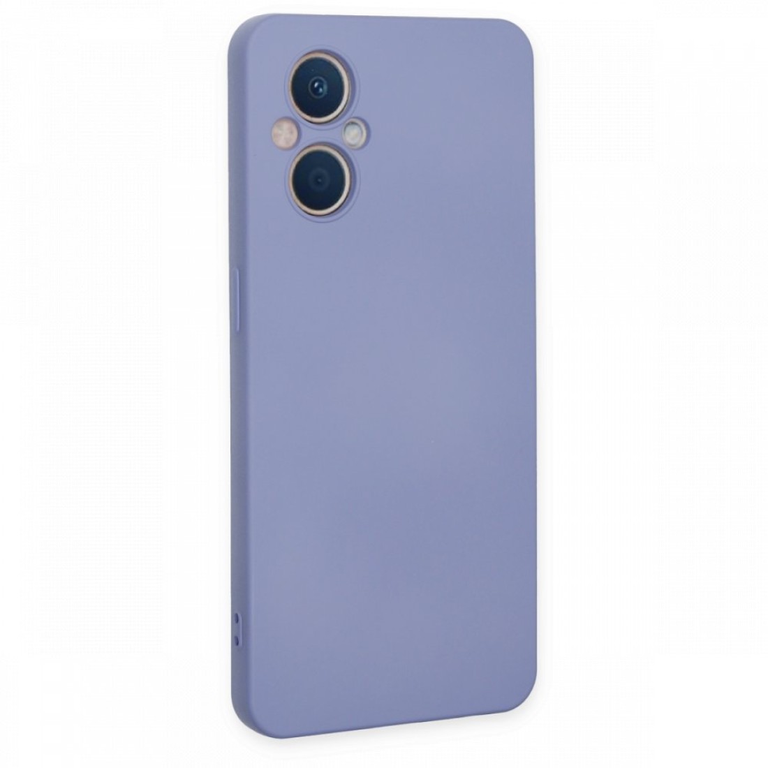  Oppo Reno 7 Lite Kılıf Nano içi Kadife Silikon - Lila