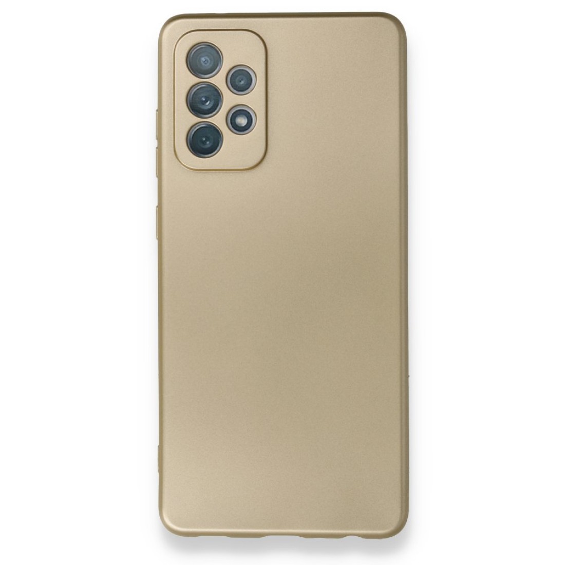  Samsung Galaxy A72 Kılıf First Silikon - Gold