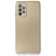  Samsung Galaxy A72 Kılıf First Silikon - Gold