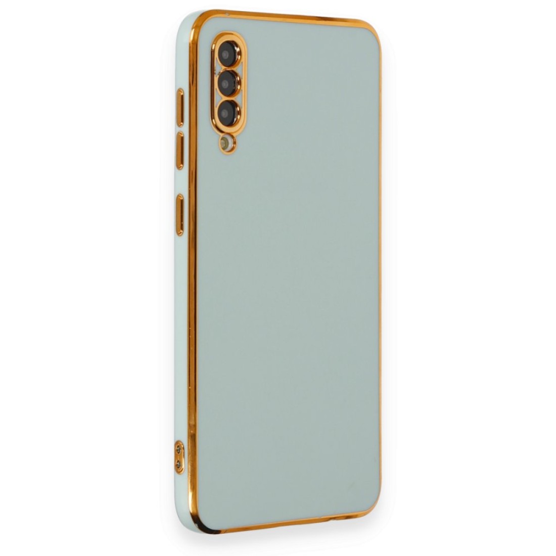  Samsung Galaxy A70 Kılıf Volet Silikon - Açık Yeşil