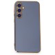  Samsung Galaxy S23 FE Kılıf Volet Silikon - Mavi