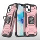  iPhone 13 Mini Kılıf Zegna Yüzüklü Silikon Kapak - Rose