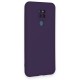 General Mobile GM 20 Kılıf Nano içi Kadife Silikon - Mor General Mobile GM 20 Kılıf Nano içi Kadife Silikon - Mor