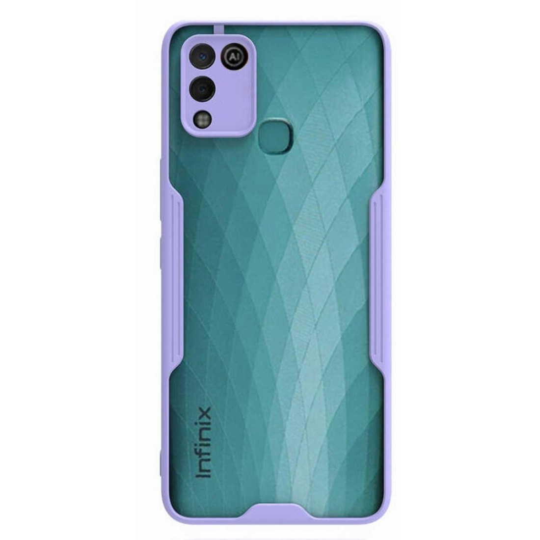  İnfinix Hot 10 Play Kılıf Platin Silikon - Lila