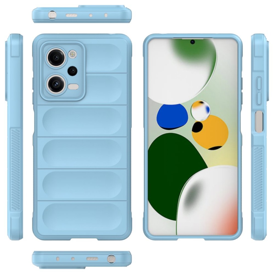  Xiaomi Redmi Note 12 Pro 5G Kılıf Optimum Silikon - Sky Blue