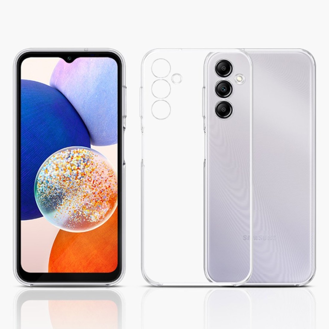  Samsung Galaxy A14 4G Kılıf Lüx Şeffaf Silikon