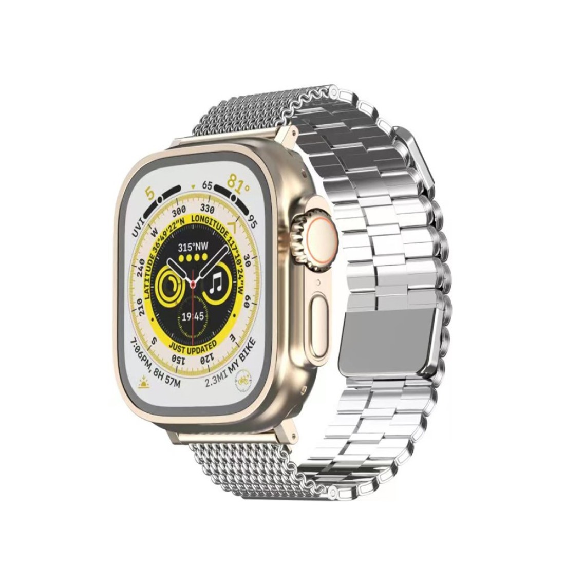  Apple Watch 38mm Ascend Metal Kordon - Gümüş