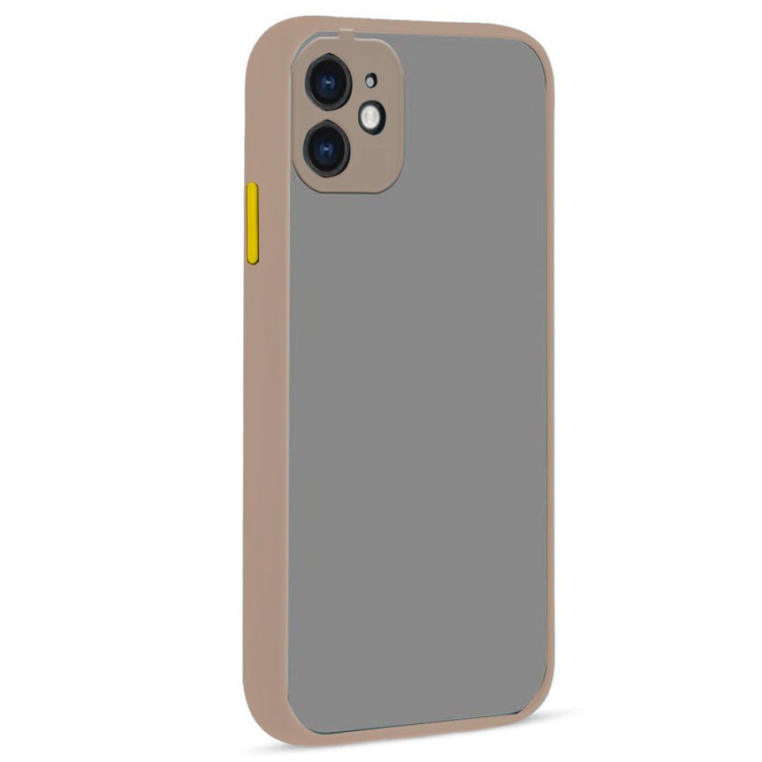  iPhone 12 Kılıf Montreal Silikon Kapak - Pembe