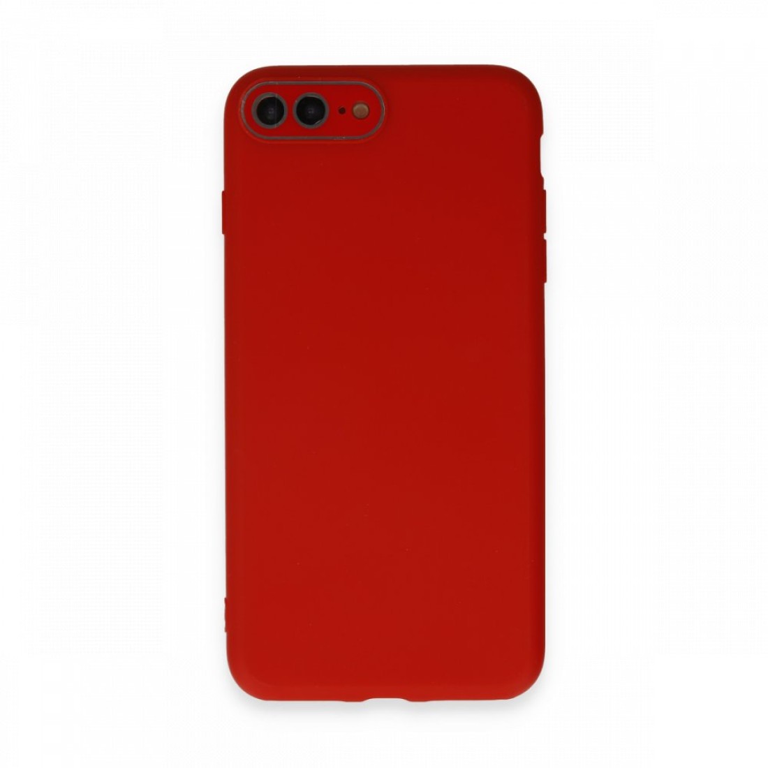  iPhone 7 Plus Kılıf Lansman Glass Kapak - Kırmızı