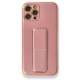 iPhone 12 Pro Kılıf Coco Karbon Standlı Kapak - Pembe iPhone 12 Pro Kılıf Coco Karbon Standlı Kapak - Pembe