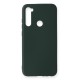  Xiaomi Redmi Note 8 Kılıf Nano içi Kadife Silikon - Koyu Yeşil