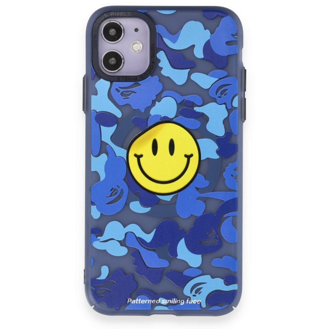  iPhone 12 Kılıf Apollo Magneticsafe Desenli Kapak - Apollo Mavi - 1