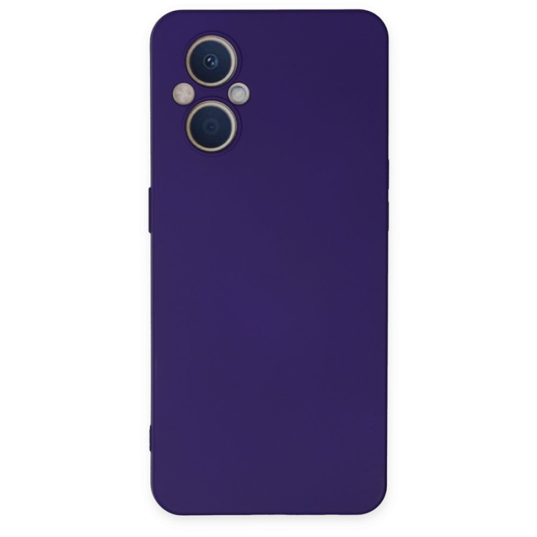  Oppo Reno 8 Lite Kılıf Nano içi Kadife Silikon - Mor