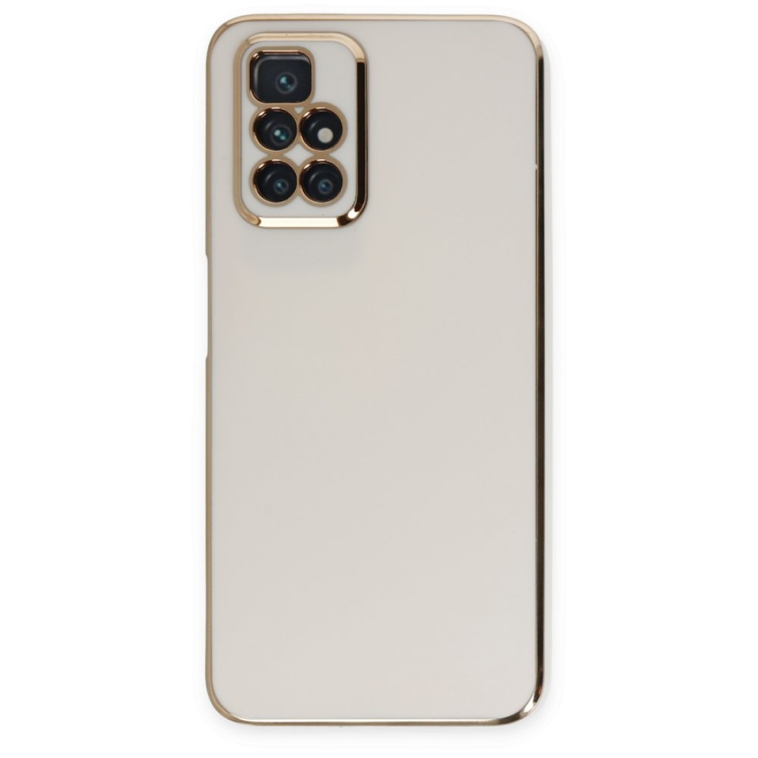  Xiaomi Redmi 10 2022 Kılıf Volet Silikon - Beyaz
