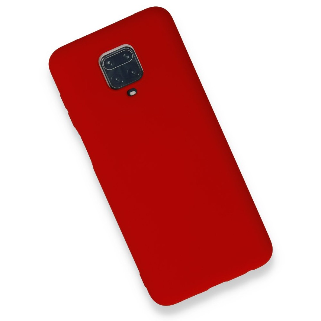  Xiaomi Redmi Note 9S Kılıf Nano içi Kadife Silikon - Kırmızı