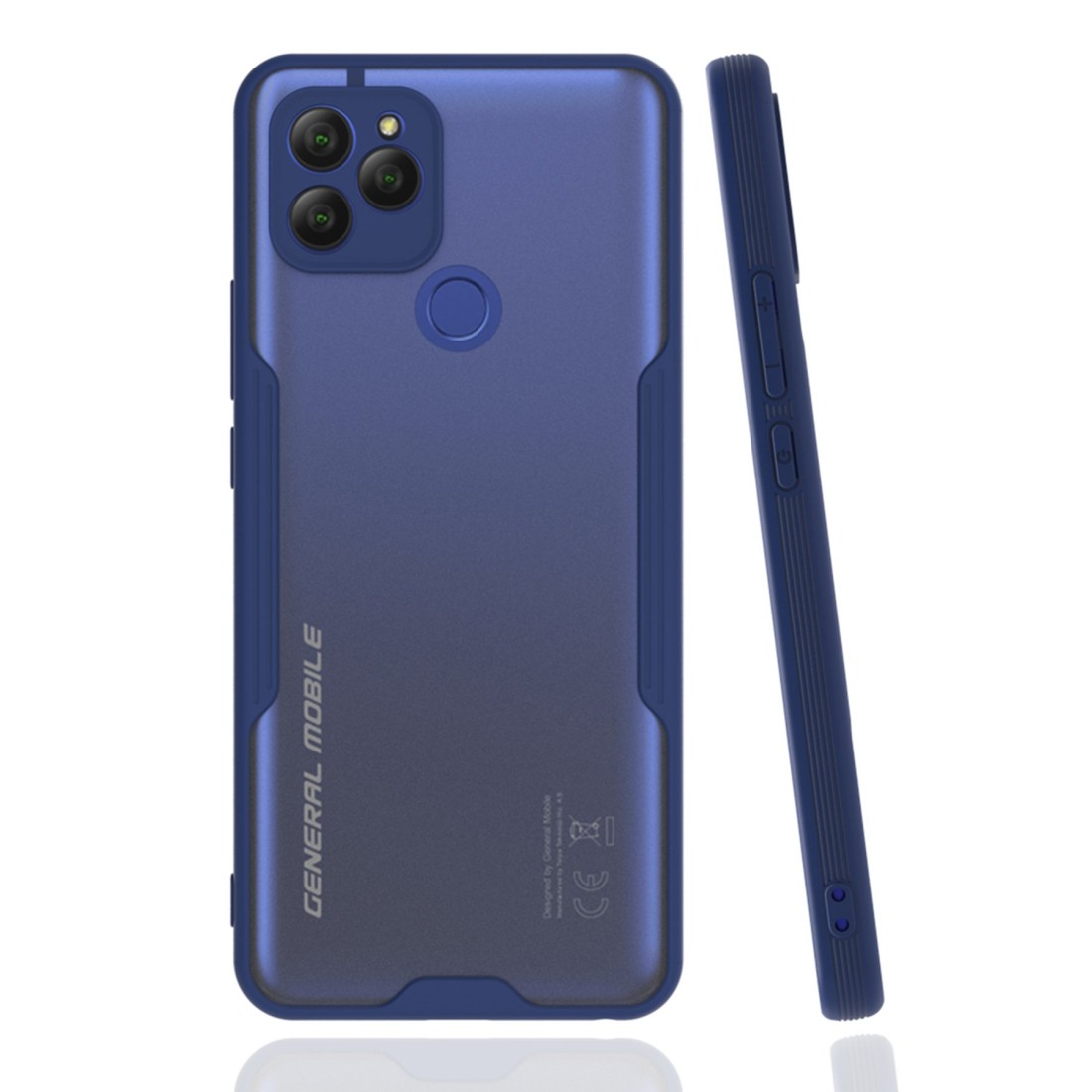  General Mobile GM 21 Kılıf Platin Silikon - Lacivert