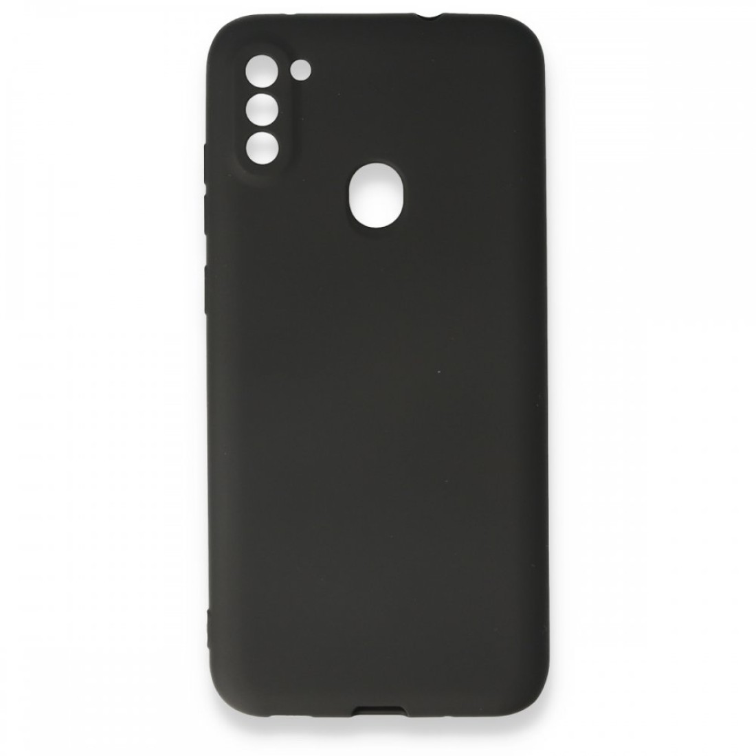  Samsung Galaxy M11 Kılıf First Silikon - Siyah