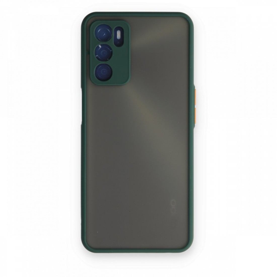  Oppo A16 Kılıf Montreal Silikon Kapak - Yeşil