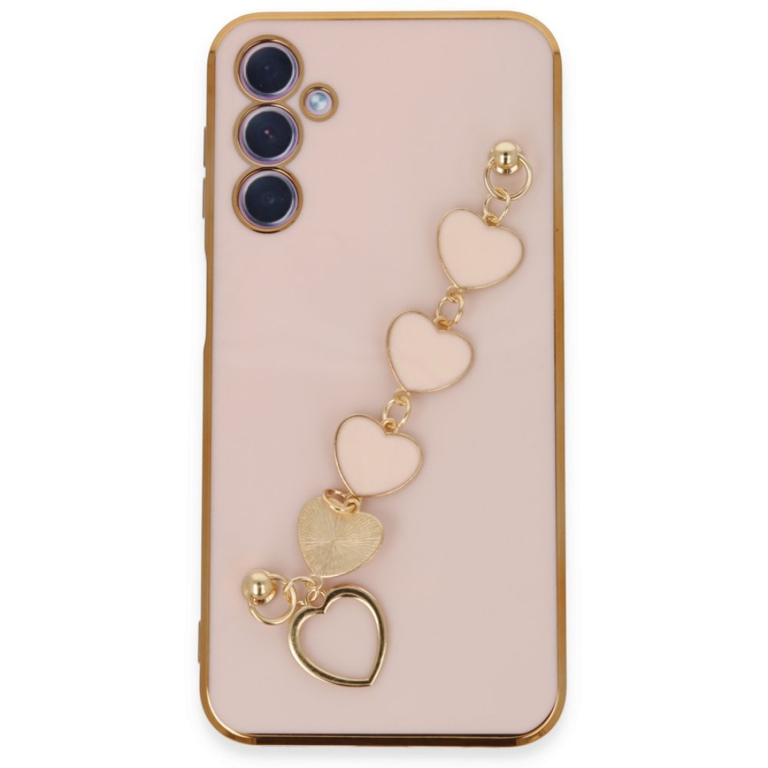  Samsung Galaxy A24 4G Kılıf Esila Silikon - Pudra