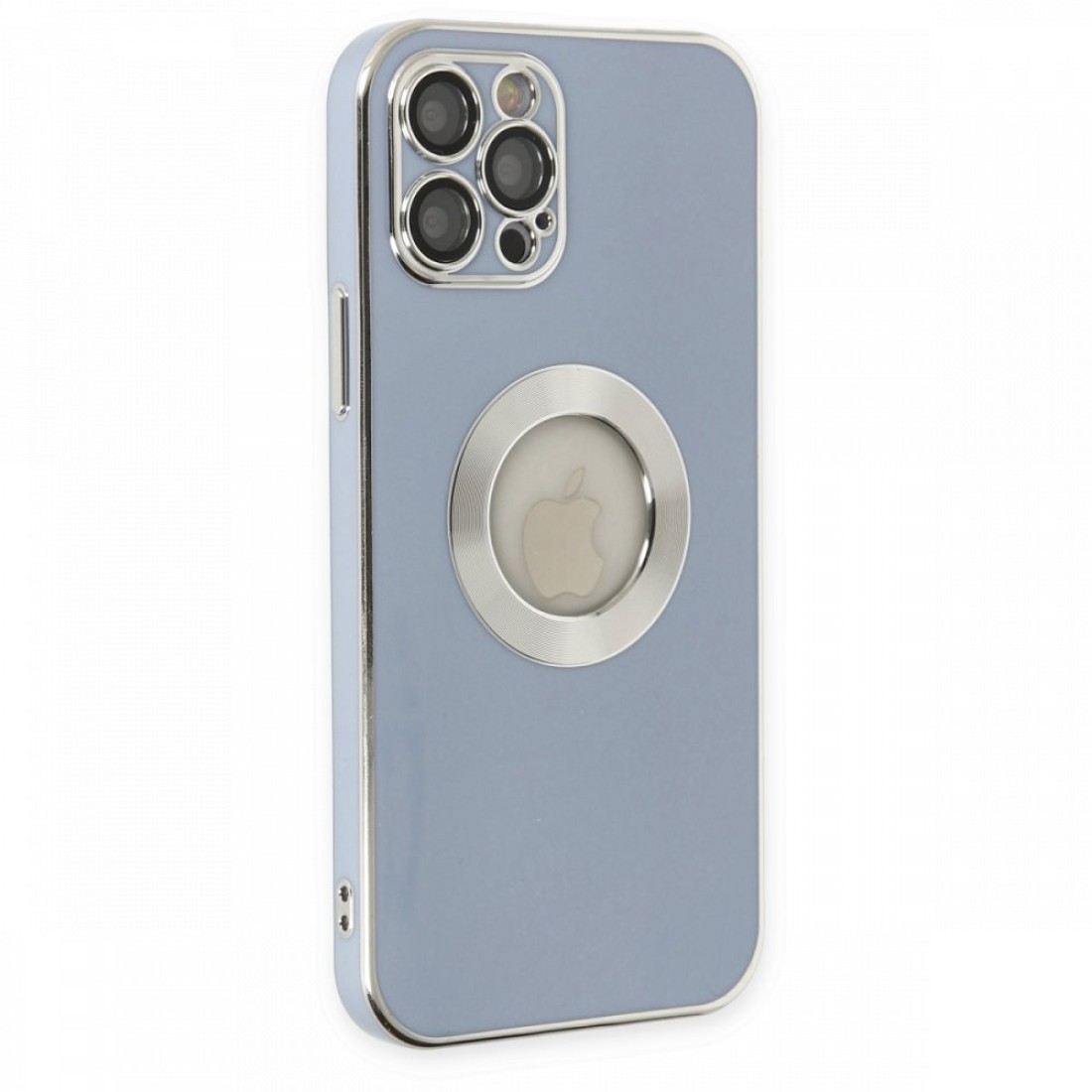  iPhone 12 Pro Kılıf Store Silikon - Sierra Blue