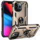  iPhone 13 Pro Max Kılıf Sofya Yüzüklü Silikon Kapak - Gold