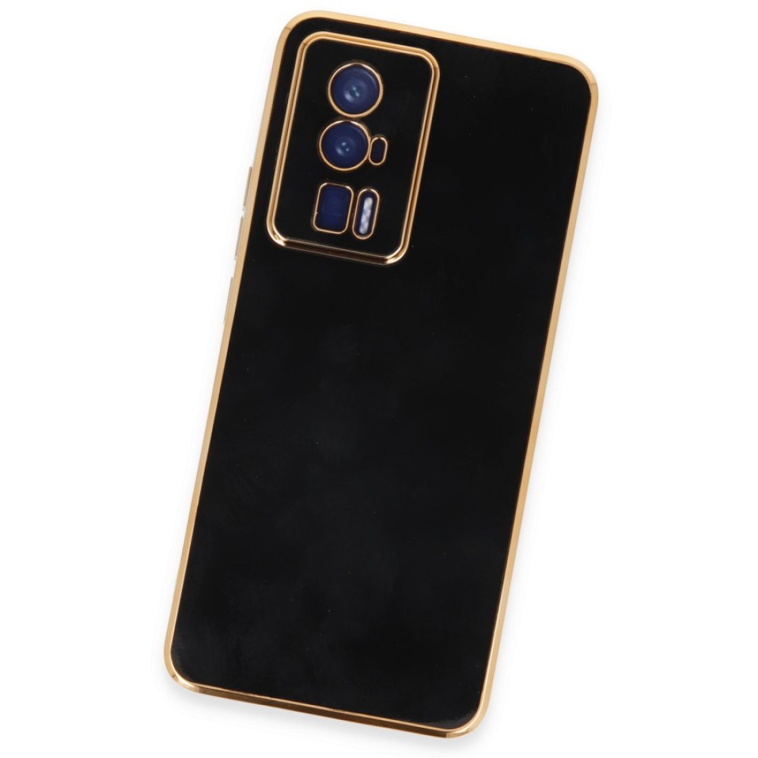  Xiaomi Poco F5 Pro Kılıf Volet Silikon - Siyah