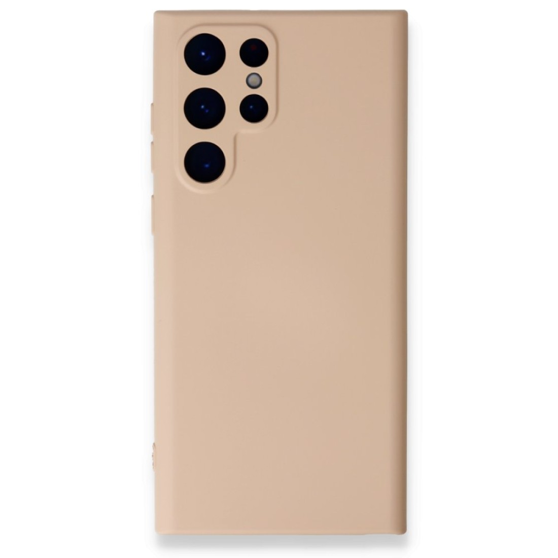  Samsung Galaxy S23 Ultra Kılıf Nano içi Kadife Silikon - Pudra