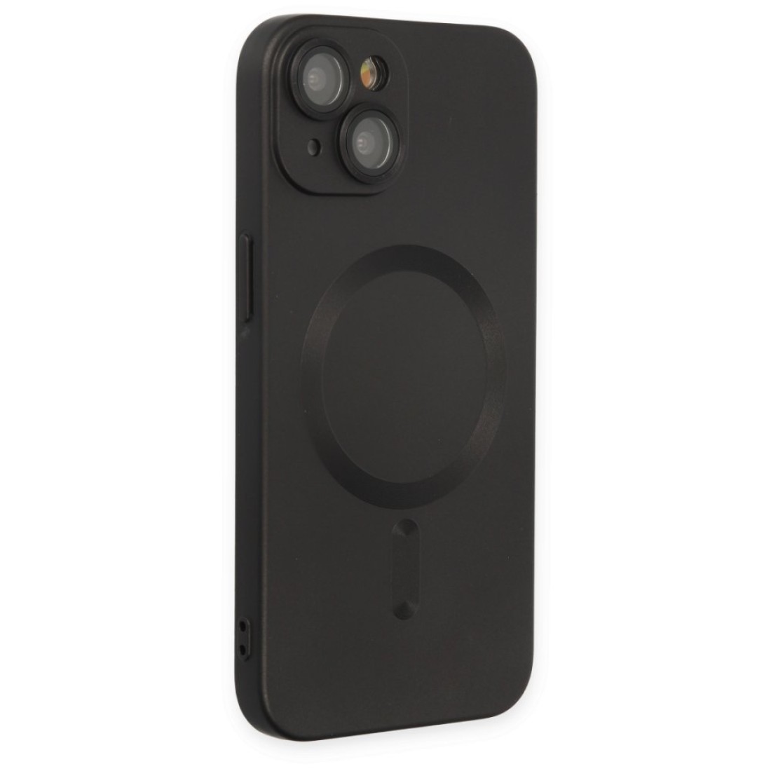  iPhone 14 Plus Kılıf Moshi Lens Magneticsafe Silikon - Siyah