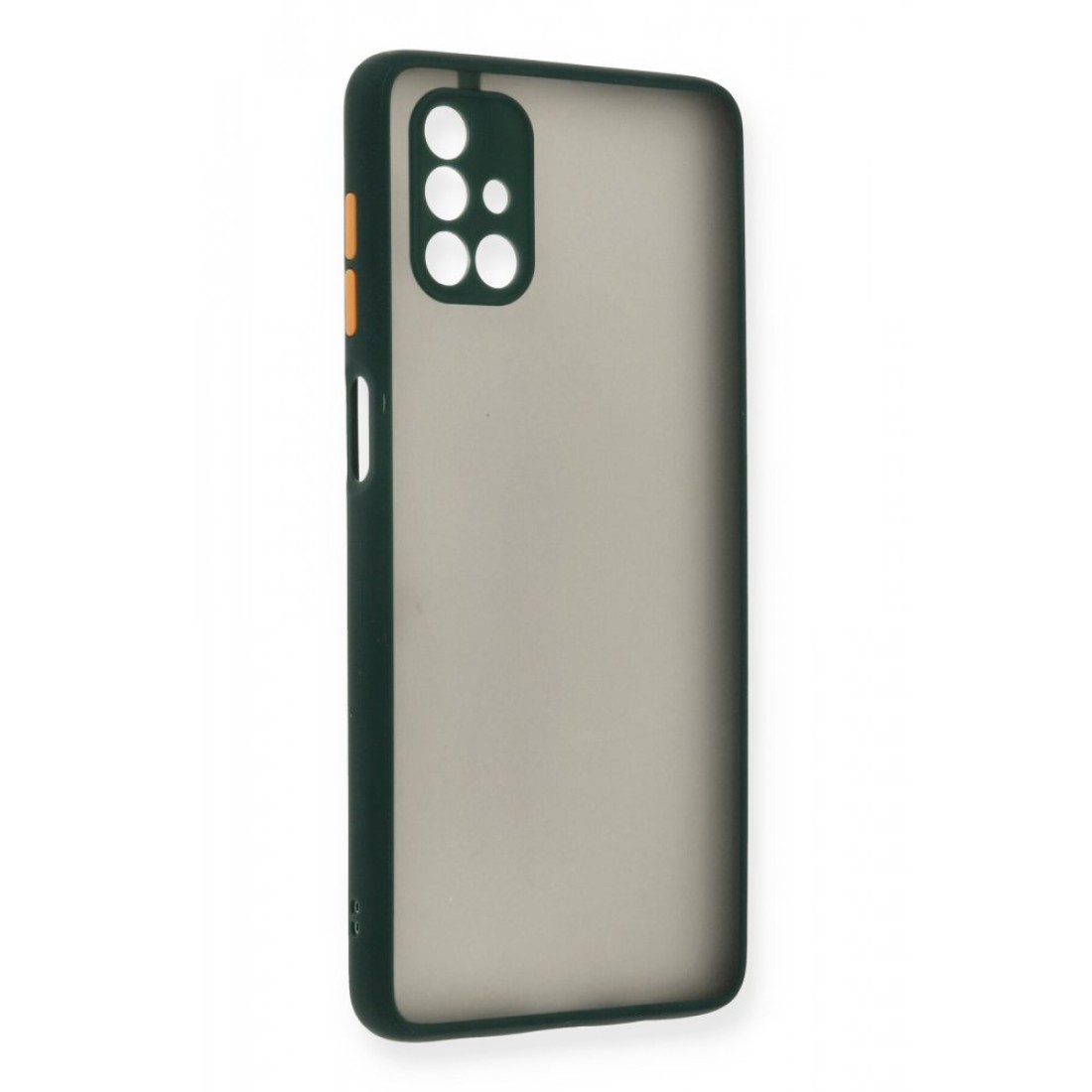  Samsung Galaxy M51 Kılıf Montreal Silikon Kapak - Yeşil