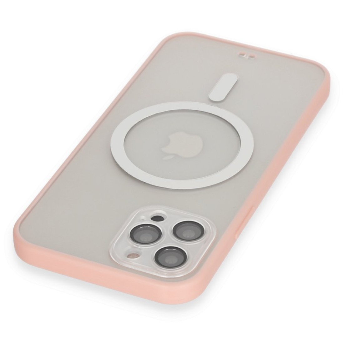 iPhone 12 Pro Kılıf Grand Magneticsafe Kapak - Pembe iPhone 12 Pro Kılıf Grand Magneticsafe Kapak - Pembe