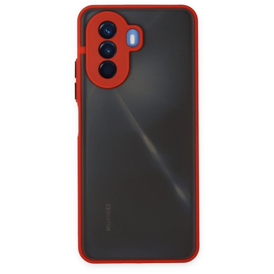  Huawei Nova Y70 Kılıf Montreal Silikon Kapak - Kırmızı