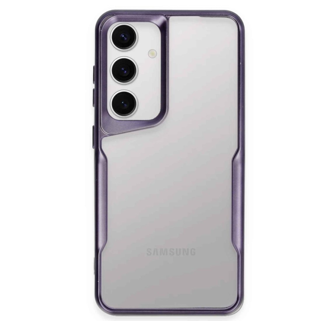  Samsung Galaxy A15 4G Kılıf Boyi Silikon Kapak - Derin Mor