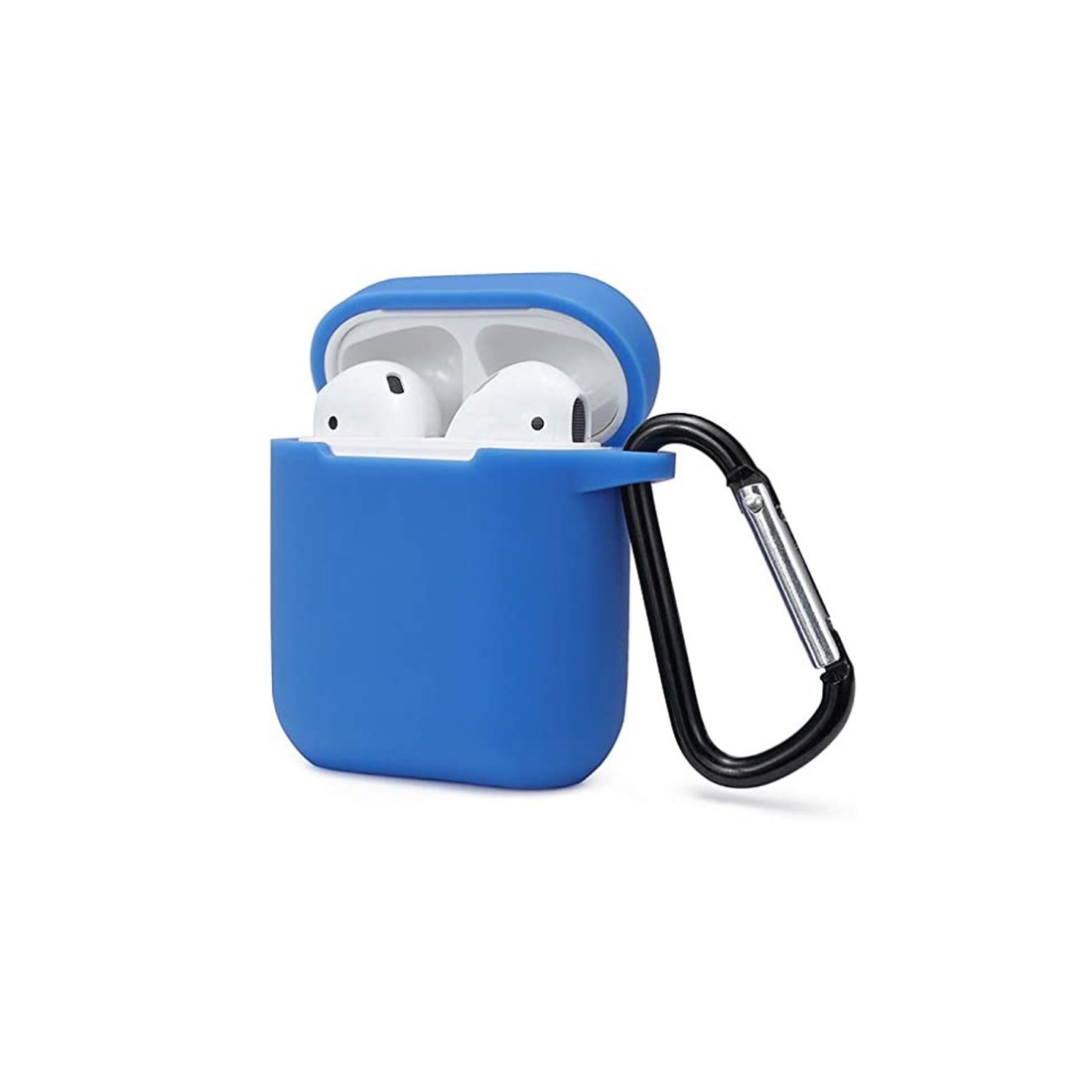  Airpods (1.nesil) Sert Silikon Kılıf - Mavi