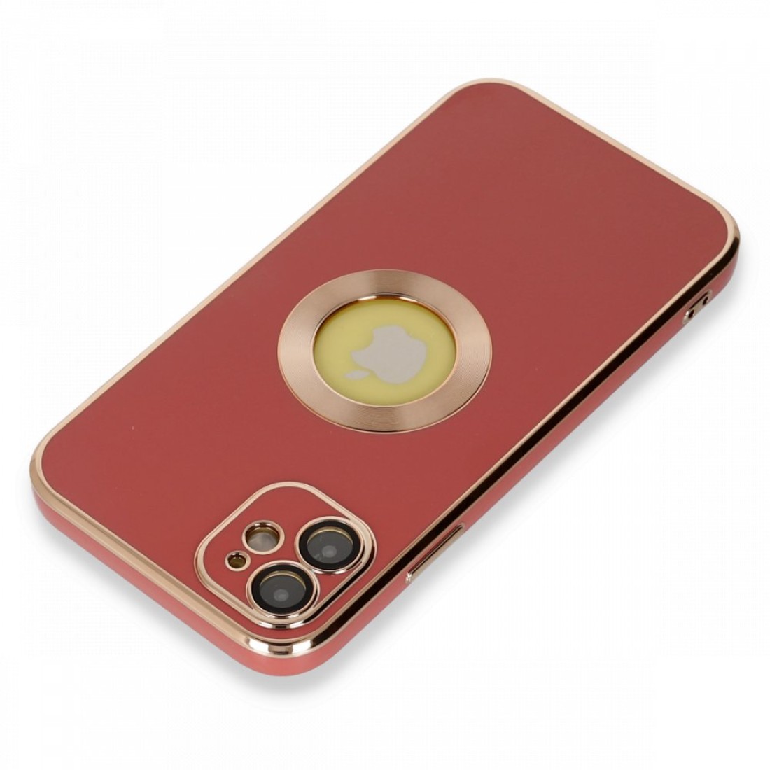  iPhone 12 Kılıf Store Silikon - Kırmızı