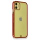 iPhone 12 Mini Kılıf Liva Silikon - Kırmızı