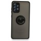 Samsung Galaxy A52S Kılıf Montreal Yüzüklü Silikon Kapak - Siyah Samsung Galaxy A52S Kılıf Montreal Yüzüklü Silikon Kapak - Siyah