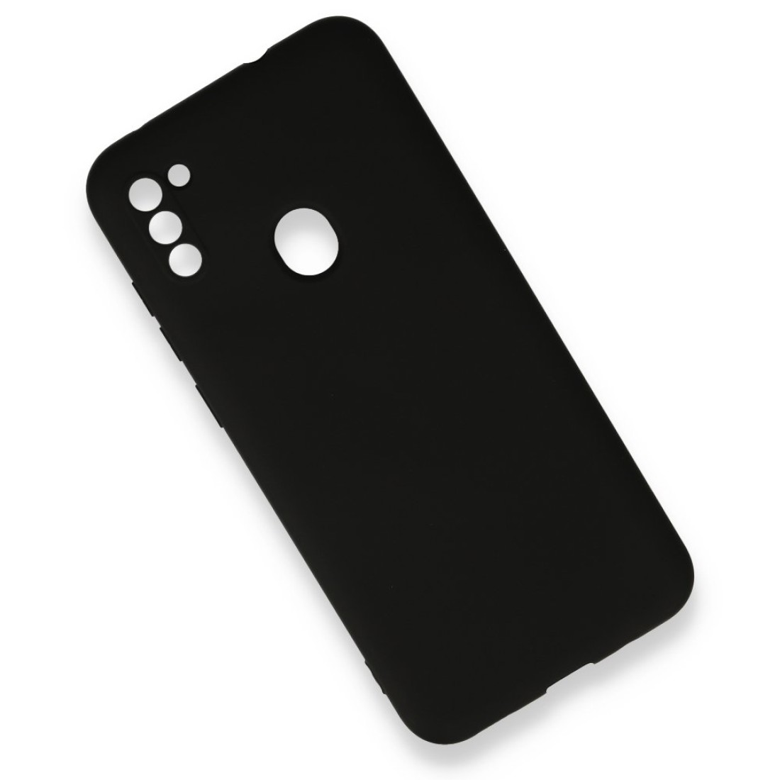 Samsung Galaxy M11 Kılıf Nano içi Kadife Silikon - Siyah Samsung Galaxy M11 Kılıf Nano içi Kadife Silikon - Siyah