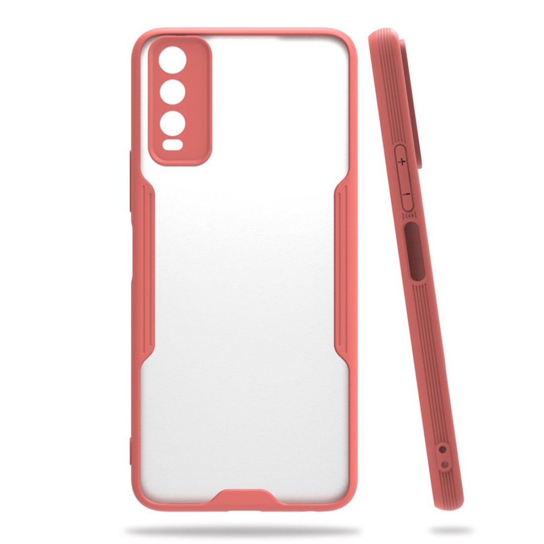  Vivo Y11S Kılıf Platin Silikon - Pembe