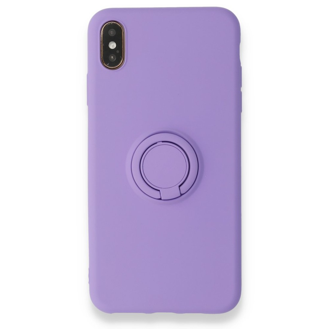  iPhone XS Max Kılıf Viktor Yüzüklü Silikon - Mor