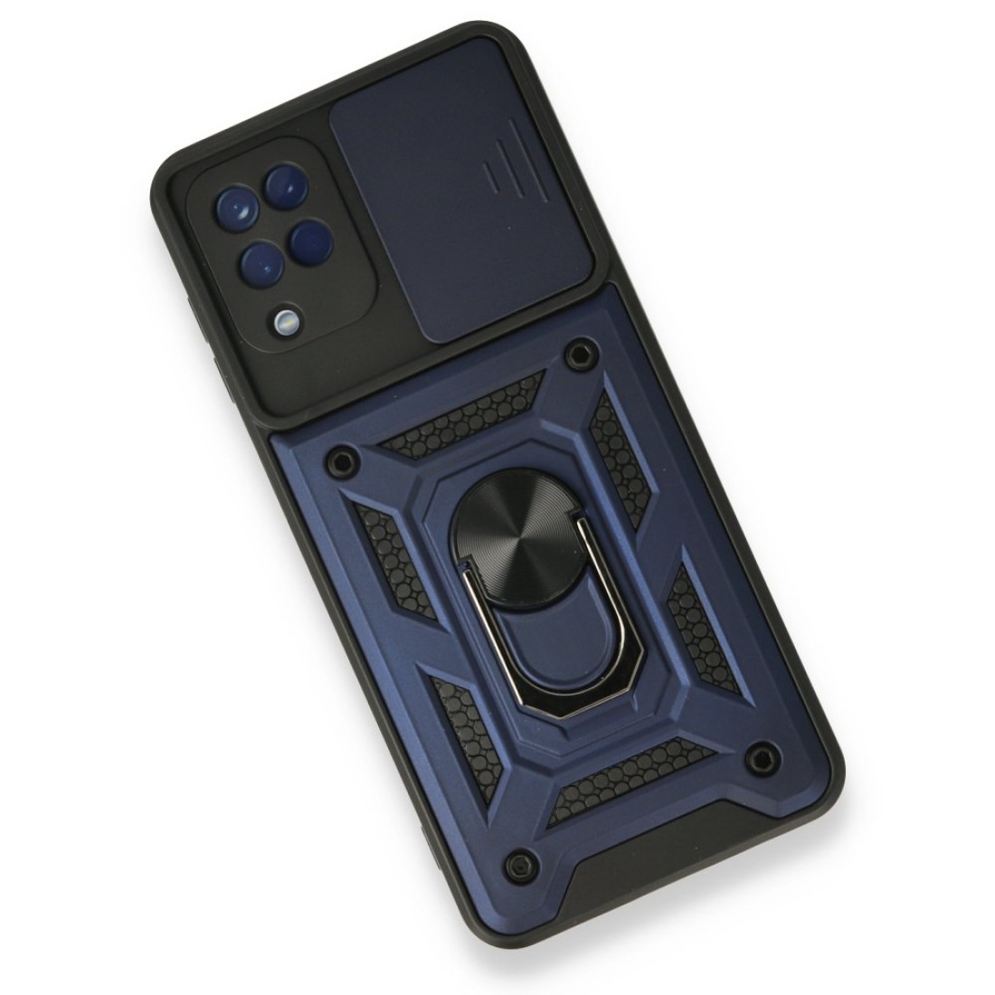Samsung Galaxy M32 Kılıf Pars Lens Yüzüklü Silikon - Lacivert Samsung Galaxy M32 Kılıf Pars Lens Yüzüklü Silikon - Lacivert