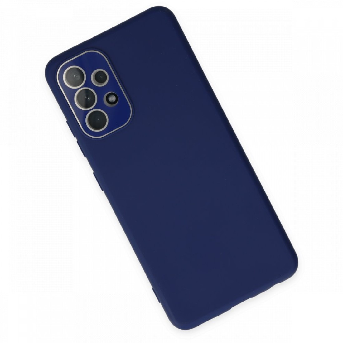  Samsung Galaxy A73 5G Kılıf Lansman Glass Kapak - Sky Blue