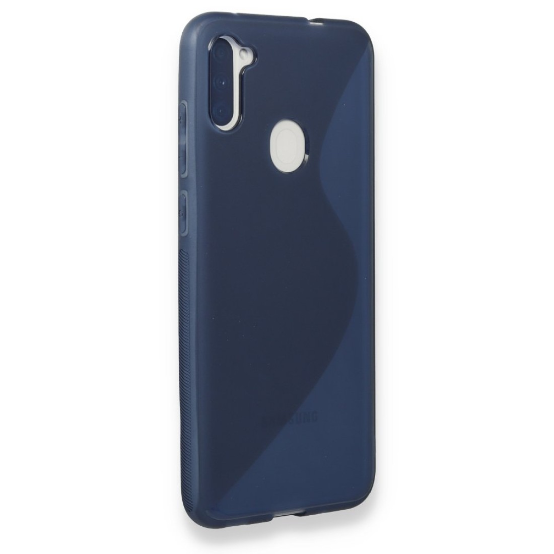  Samsung Galaxy M11 Kılıf S Silikon - Mavi