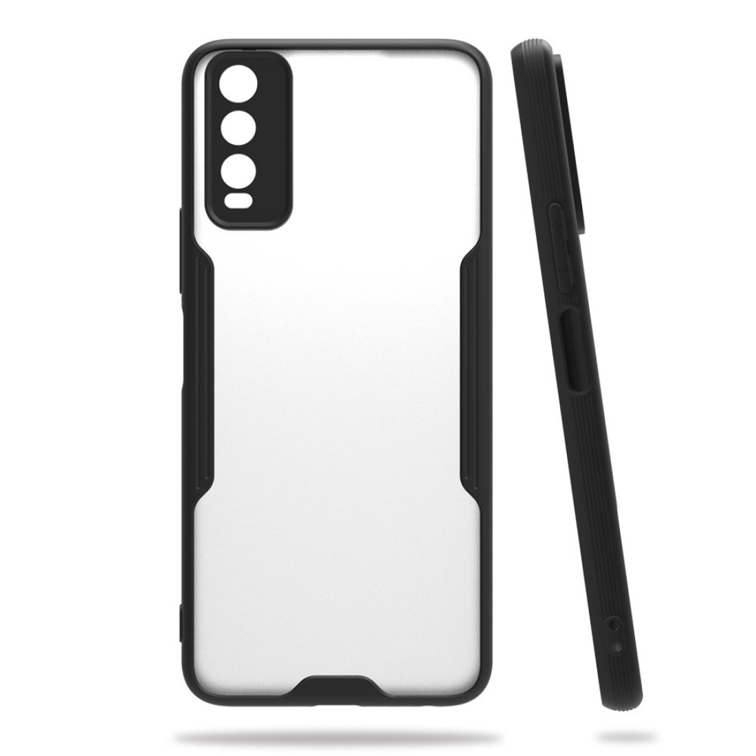  Vivo Y11S Kılıf Platin Silikon - Siyah