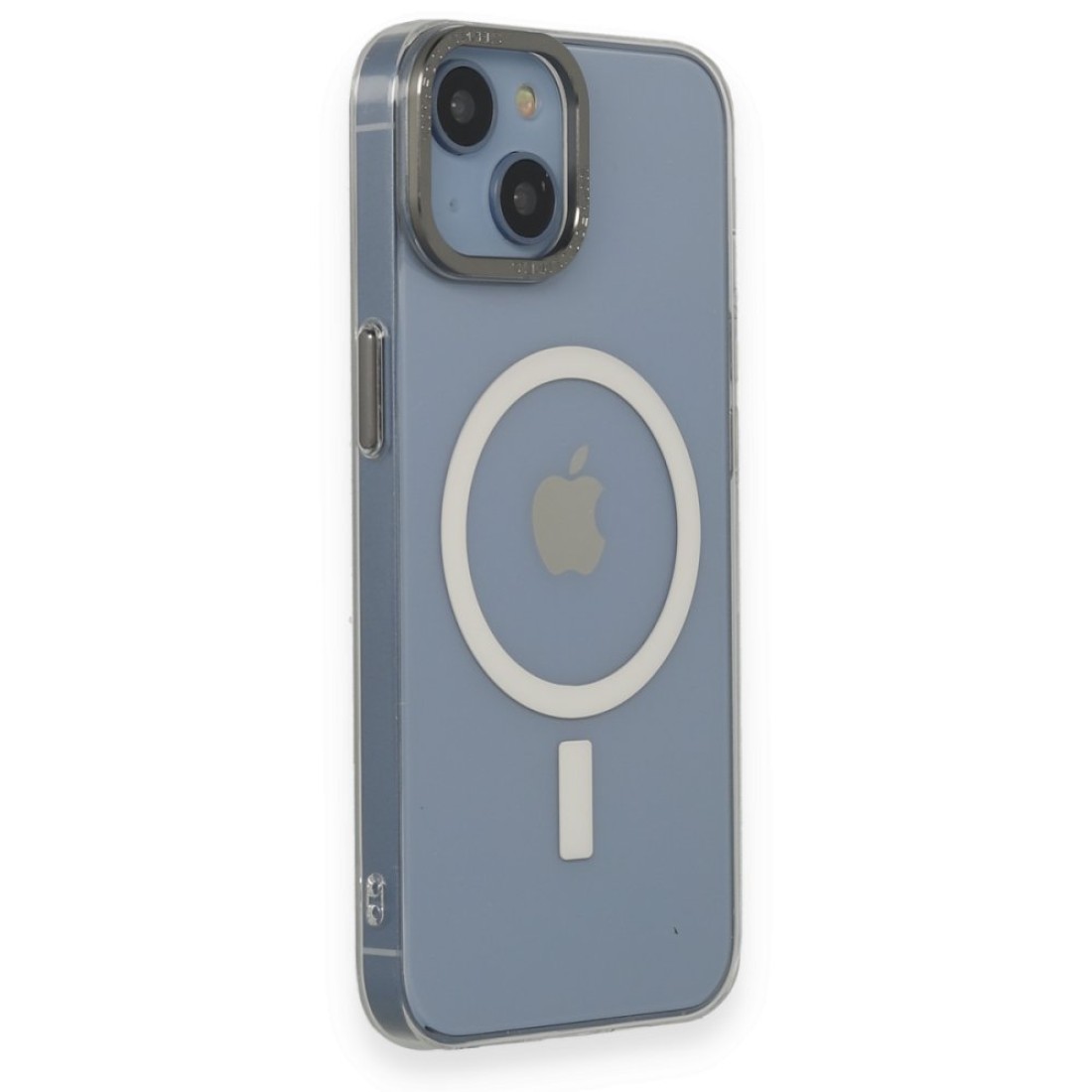 iPhone 13 Kılıf Anka PC Magneticsafe Sert Metal Kapak - Şeffaf iPhone 13 Kılıf Anka PC Magneticsafe Sert Metal Kapak - Şeffaf