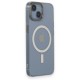 iPhone 13 Kılıf Anka PC Magneticsafe Sert Metal Kapak - Şeffaf iPhone 13 Kılıf Anka PC Magneticsafe Sert Metal Kapak - Şeffaf