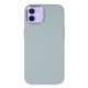  iPhone 12 Kılıf Asya Deri Silikon - Sierra Blue